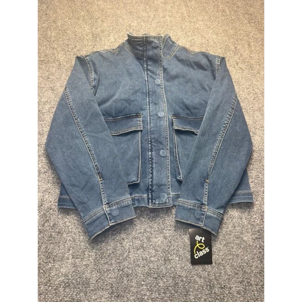 Art Class Girls Denim Jacket Medium Wash Size XL 14